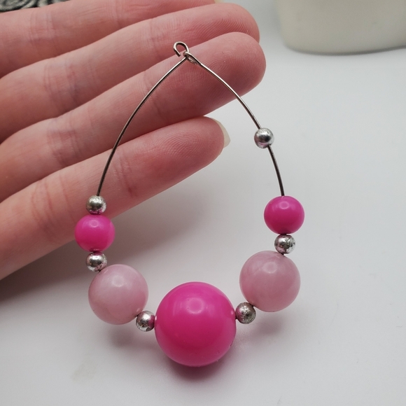 Barbie pink poppin astro necklace pendant‎ - Picture 1 of 2